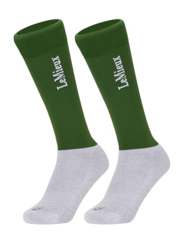 Image of LeMieux My Competition Horse Riding Socks with Closely Woven Foot, Topside Seam and Micro Weight Stretch - Twin Pack