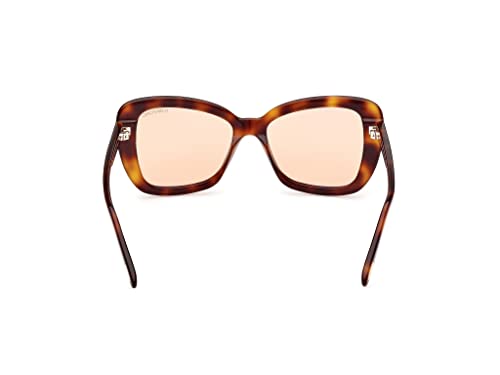 Sunglasses Tom Ford FT 1008 Maeve 53E Shiny Blonde Havana,"t" Logo/Photochrom4