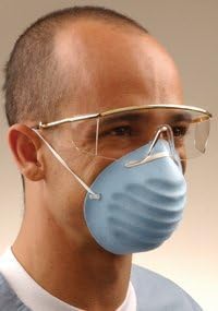 4291812 PT# GCBL- Mask Face Molded Blue Headband LF 50/Bx by, Crosstex International -4291812