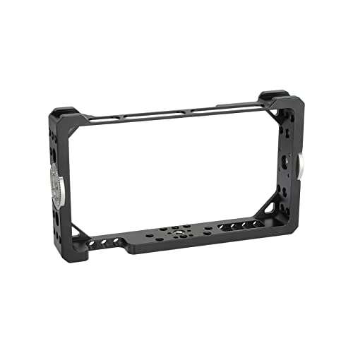 Jaula para monitor de 5 pulgadas Fotga DP500IIIS que evita caídas de accesorios en rodajes