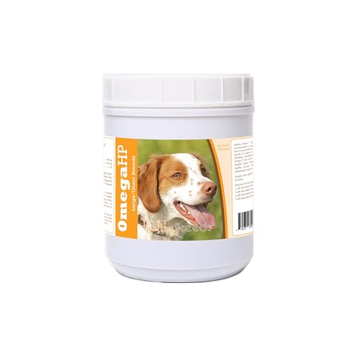 Image of Healthy Breeds Brittany Omega HP Fatty Acid Skin and Coat Support Soft Chews 90 Count