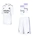 adidas Kids Unisex Soccer Real Madrid 22/23 Home Mini Kit (as1, Alpha, xx_s, Regular, 2XS) White
