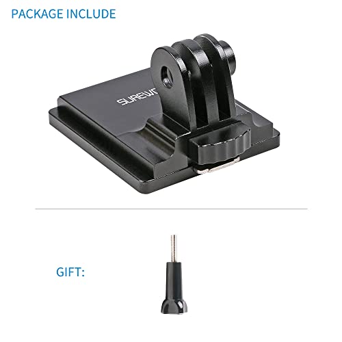 Surewo Aluminum Nvg Mount Compatible With Gopro Hero 11/10/9/8/7/6/5 Black, Tactical Helmet Nvg Mount Compatible With Dji Osmo Action 3/2,Insta360 One R/Akaso/Crosstour And Most Action Cameras #TOP6