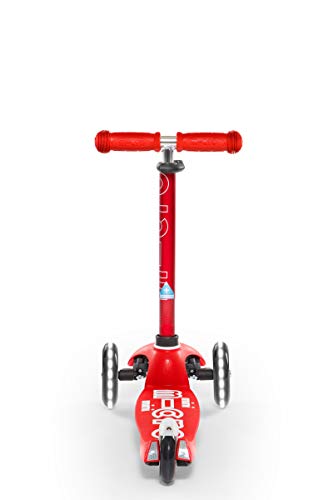 Image of Micro Kickboard | Mini LED Kids Scooter for Ages 2-5 | Children up to 110 lbs | 3 Wheel Lean-to-Steer Design | Adjustable T Bar | Smooth Ride, Motion Activated PU LED Wheels | Swiss Design