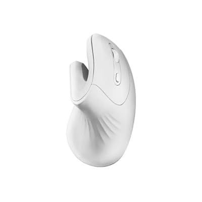 Mars Gaming MMW-ERGOPRO Ratón Inalámbrico Ergonómico Vertical Diseño Plegado Sensor Óptico 3200DPI Switches Huano Receptor Inalámbrico 2.4GHz Compatibilidad Multiplataforma Blanco