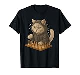 Gatto Scacchi Strategia Umorismo Amanti Animali