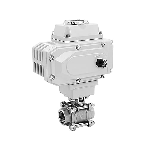 Válvulas de bola motorizadas de alta plataforma con cierre hermético de acero inoxidable 24v 3