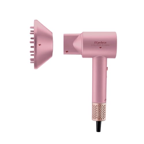 Ufesa x La Vecina Rubia Secador de Pelo, Sensor Temperatura, Motor 110,000 rpm, Generador de Iones, Elimina el Encrespamiento, Accesorios Magnéticos, 2 Velocidades 2 Temperaturas, Ultrasilencioso