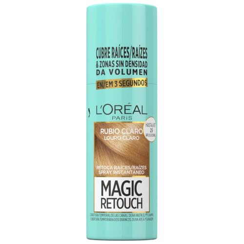 L'Oréal Paris Magic Retouch Retoca Raíces en Spray, 5 Rubio Claro, 75 ml