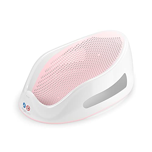 Angelcare - Transat de Bain pour Bébé - Ergonomique et Sécurisant - 0 à 6 Mois - Rose