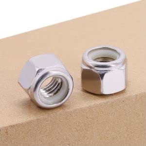 3/4-10 (6 Pcs) Hex Locknuts, Hexagon Head Lock Nuts, 304 Stainless Steel 18/8, Hex Drive, ASME/ANSI B18.6.6