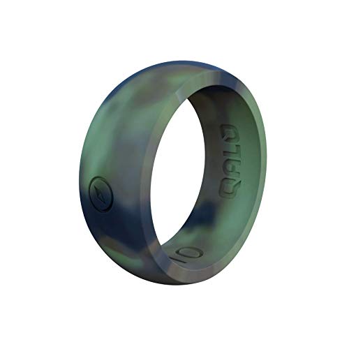 QALO Men's Camo Classic Outdoors Silicone Ring Size 15