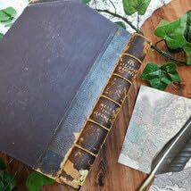 マメパパA887 アンティーク 洋書 古びた風合いが素敵!ディスプレイ wunib2806.jpg