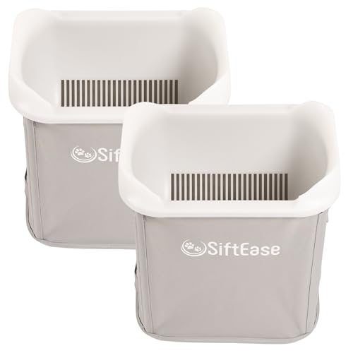 Cat Litter Sifter - SiftEase Sifting Litter Box Cleaner (2 Pack)
