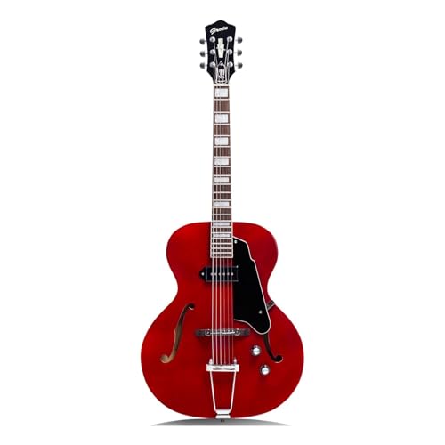 guitarra eléctrica Guitarra eléctrica de jazz de cuerpo hueco instrumento profesional