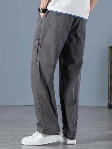 Image of Lymio Cargo for Men || Cotton Cargo Pant || Drawstring Waist Pant (Also Available in Plus Sizes) (62-65)