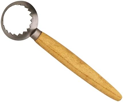 PRO FILSTAR Fischschupper Mit Holzgriff - Edelstahl Schuppenentferner 25cm