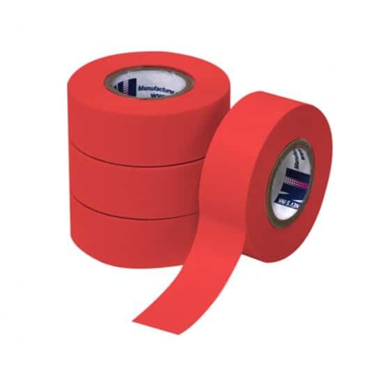 Image of Cole-Parmer Write-On Lab Labeling Tape, Red, 2.54 cm (1 (in)) x 12.8 m (14 yds), 2.54 cm (1 (in)) Core: 3 /PK