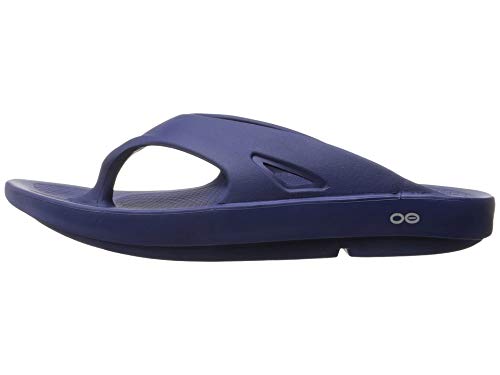 Oofos - Unisex Ooriginal - Post Exercise Active Sport Recovery Thong Sandal - Navy - M12/W14 #TOP3