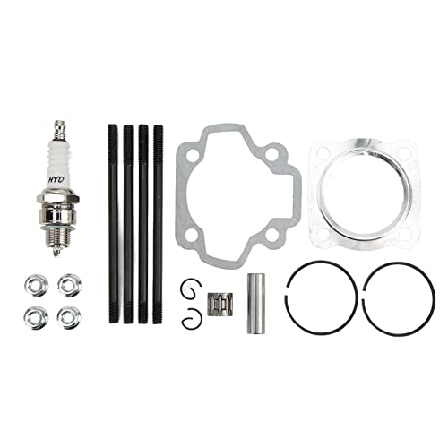 Kit de pistão de cabeça de cilindro, liga de alumínio à prova de ferrugem dissipação de calor super