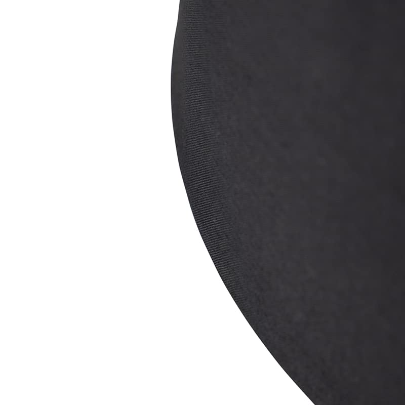 QAZQA rond schuin katoen - Paralume Moderno - luce - Ø 400 mm - Nero - Moderno -