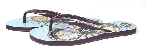 Tory Burch 144177 Women's Chelsea Flip Flop Sandals (Blue Sundial - Sedona Wine, US Footwear Size System, Adult, Women, Numeric, Medium, 8)2