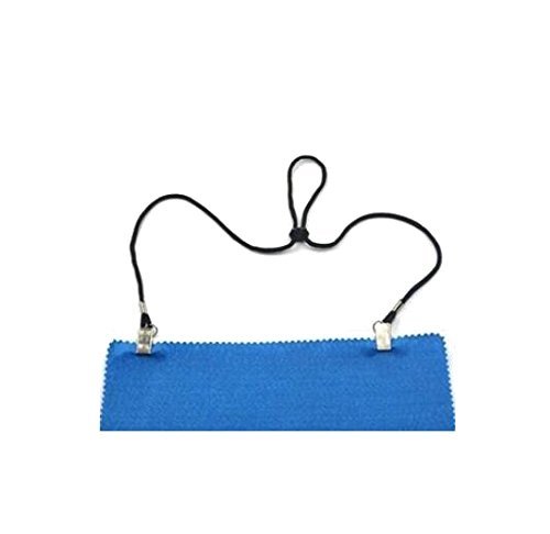 3Pcs Black 35.4'' Adjustable Elderly/Adult/Baby/Toddler Napkin Fixing Clip Dental Bib Clasp Holder Lanyard Neck Strap For Towel Apron Blanket Travel Outdoor Must-Haves #TOP2