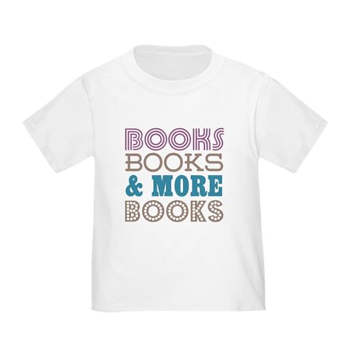 Cafepress 1711885817DB7E9 Books And Books T Shirt Cute Toddler T-Shirt cover