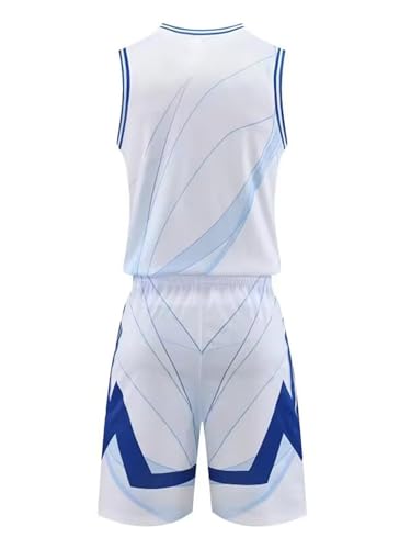 easyforever Kids Boys Basketball Uniform Set Sleeveless Tank Top With Elastic Shorts For Gym Sports Team Training2