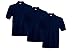 Produktbild Fruit of the Loom Herren 63-402-0 Polohemd, dunkelblau, L (3er Pack)