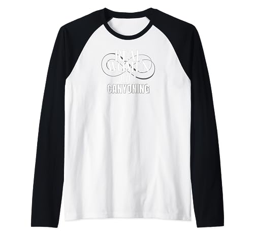 Funny Real Women Go Canyoning Climbing Canyoning Maglia con Maniche Raglan