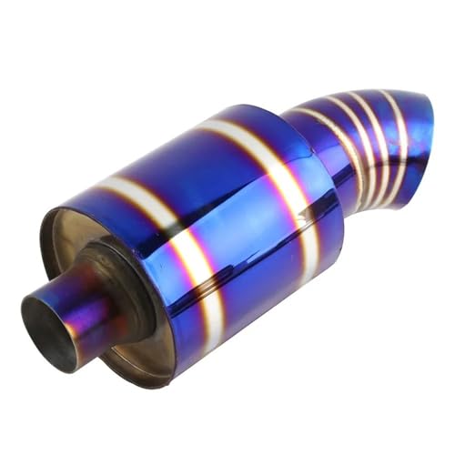 Tubo de escape coche de carreras con silenciador de acero inoxidable y salida de 3 pulgadas