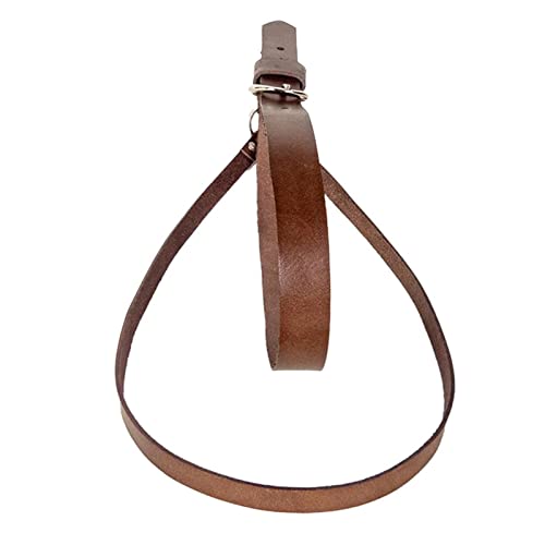 SUXINRY Outdoor PU Leather Hanging Belt Hat Display Rack Storage Stand Cowboy Hat Rack Hanger for Automotive-Headrest