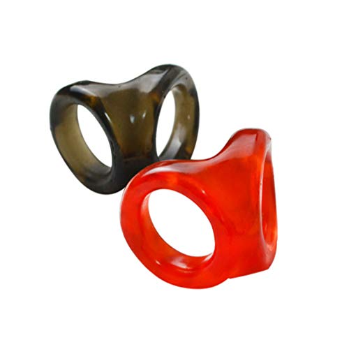 HEALLILY Mannen Vertraging Ring Elastische Scrotum Eikel Dubbele Ring Sperma Restraint Lock Ejaculatie Langer Blijvende… - Image 7