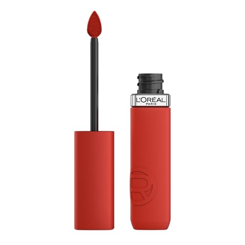 L'Oréal Paris - Flüssiger Lippenstift – intensive Farbe & mattes Finish – lang anhaltend – ohne Transfer – mit Hyaluronsäure – unfehlbar matte Resistance – Farbton: 400 Spill The Tea
