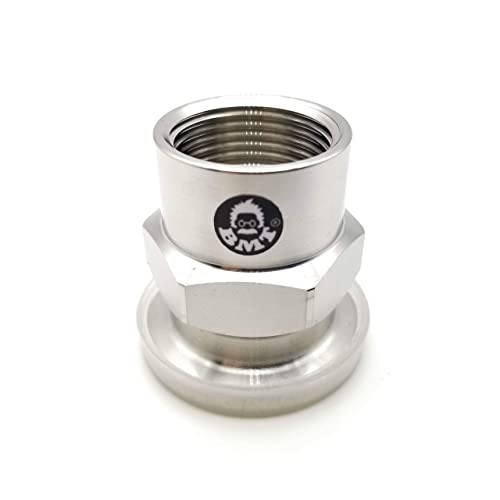 Image of bmotiontech FNPT to KF25 Flange Fitting (ISO-KF KF25 QF25 NW25) US NPT Thread Standard (3 /4 inch FNPT x KF25)