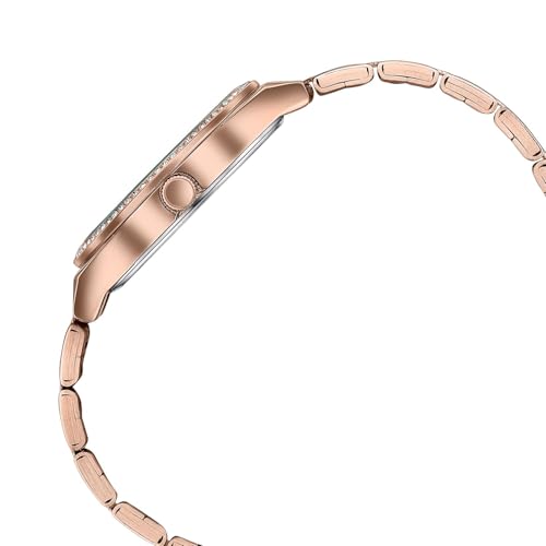 Image of Sonata Jashn with Quartz Analog Blue Dial Rose Gold Strap Women's Wedding Watch - 87120WM01