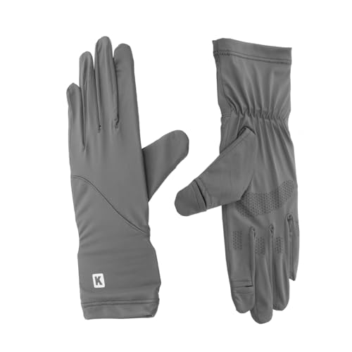 FOMIYES 1 Pair Women Sun Protection Gloves Full Finger UV Shielding for Cycling Driving and Outdoor Activities Non Slip Touchscreen Design for Summer Use