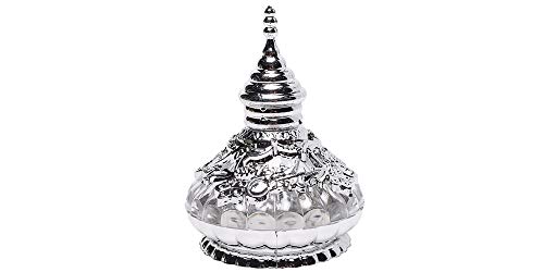 4 boîtes à dragées orientales Plastique dôme Argent