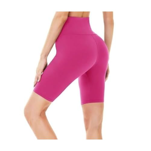 GAYHAY High Waisted Biker Shorts for Women - 8"/5"/3" Soft Black Spandex Shorts for Workout Volleyball Yoga Dance 3 IN X-Small 2-white