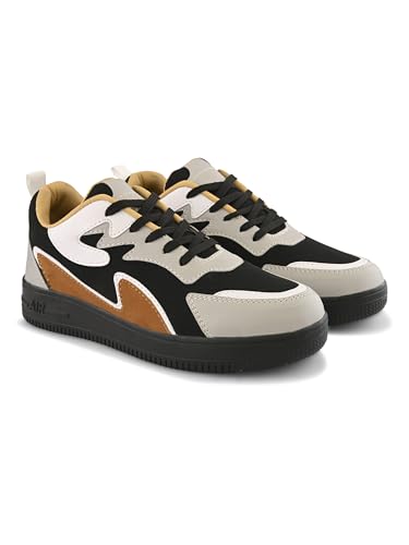 Image of Centrino Men's Sneakers | Cushioned Insole Comfortable Shoes | Trendy & Stylish Modern Sneakers | Durable Lightweight Sole Casual Walking Footwear (8182)