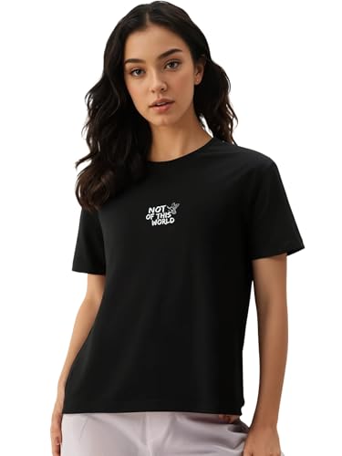 Image of Mack Jonney Oversized | Loose Fit | Half Sleeves 100% Cotton Round Neck Printed T-Shirt for Women-Mack640755