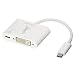 Produktbild LINDY 43195 USB Typ C auf DVI Konverter mit Power Delivery
