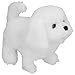 Qcwwy Peluche Cane interattivo, Simulazione di addestramento linguistico Giocattolo per Cani per Bambini per Giocattolo(Bichon)