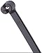 Cable Tie, 3.62 In, Black, Pk100