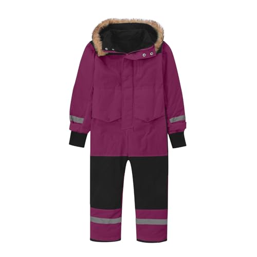 Girls Boys Snow Suits Kids One Piece Snowsuits Waterproof Windproof Jumpsuits Winter Outdoor Overalls Snowboarding Ski Suits4