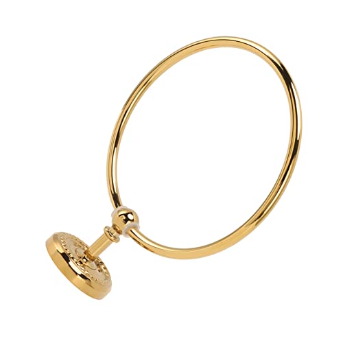 Toallero de pared dorado de cobre resistente para baño 3