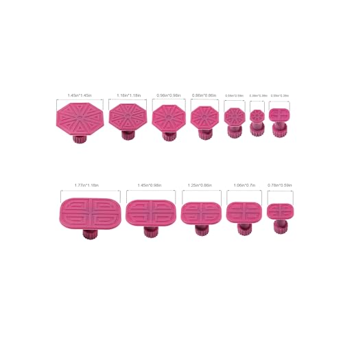 Image of 126pcs Car Body Dent Removal Pulling Tabs,Dent Puller Tabs,Paintless Repair Tool,Glue Tabs for Automobile Dent Repair Hail Damage Removal Tools