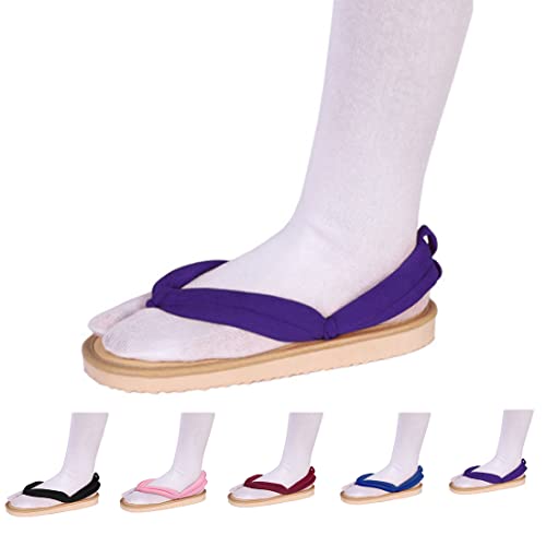 Image of UZAIN Anime Cosplay Clog Shoes Cosplay Sandal Prop Oshitari with Socks