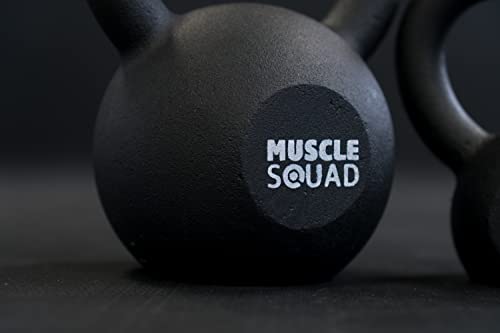 MuscleSquad Cast Iron Kettlebells Single or Set- Value Kettlebell Weights from 2kg – 20kg - Kettlebell Weights Workout Equipment For Home Or Gym Use - Image 5